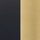 Black/Brushed Satin Brass