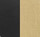 Matte Black/Aged Brass
