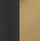 Black/Antique Brushed Brass