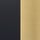 Black/Brushed Satin Brass