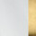 Matte White/Gold Leaf