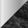 Satin Nickel/Black Marble