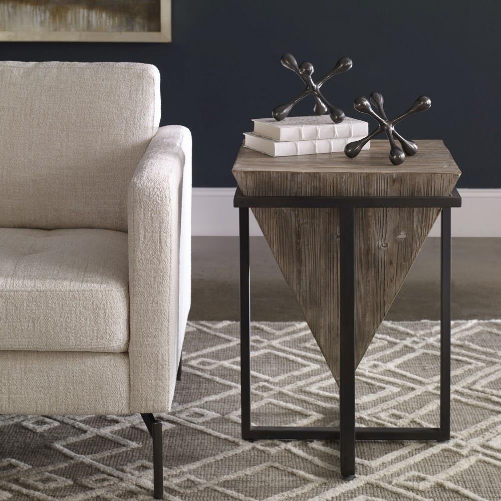 Woodview Corner 18.25 Inch Accent Table by Bailey Street