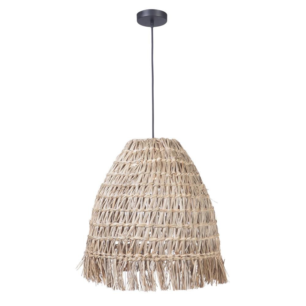 One Light Pendant with Cord - 9.88 inches wide by 13.75