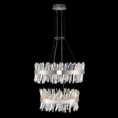 Glacier 32 Inch 164W LED 2 Tier Round Pendant by Allegri - 030256-2832