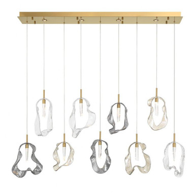 Norah 35W 13 LED Chandelier 16.5 Inch Tall and 8 Inch Wide by Eurofase - 49239