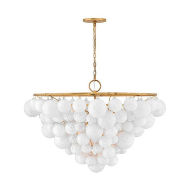 Marabel 50W 10 LED Large Chandelier 48 Inch Wide by Fredrick Ramond  - FR41568DA