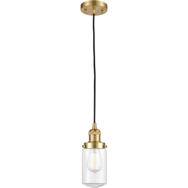 Dover 1 Light Mini Pendant 10.25 x 4.5 Inches by Innovations - 201-45