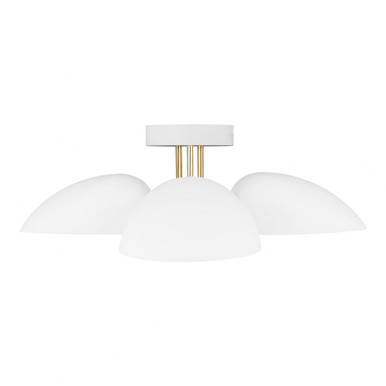 Jane 3 Light 24 Inch Wide Flush Mount by Visual Comfort Studio - EF1023M