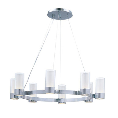 Silo 8 Light Large Chandelier by Maxim - 23078CLFTPC/BUL
