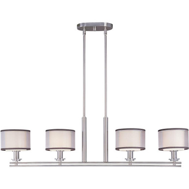 Orion 4 Light Mini Chandelier by Maxim - 23039SWSN