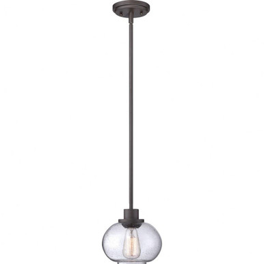 Trilogy 1 Light Mini Pendant 7.5 Inches high by Quoizel  - TRG1508OZ