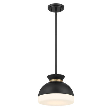 Gidget 1 Light Pendant 8.5 Inch Tall and 10.25 Inch Wide by Crystorama - GID-4005