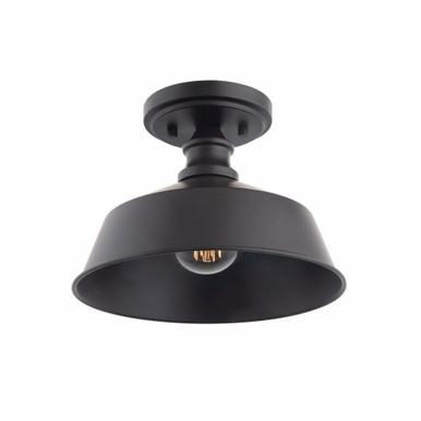 Bola 1 Light 10 Inch Wide Semi Flush Mount by Brio - BO101