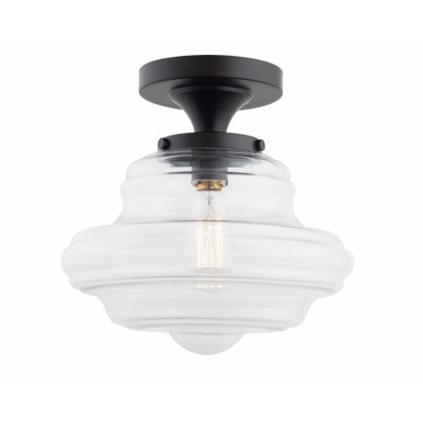 Solaria 1 Light 12 Inch Wide Semi Flush Mount by Brio - SO101