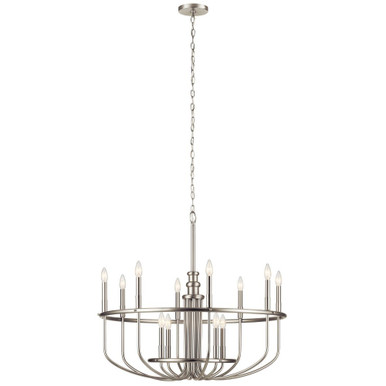 Capitol Hill 12 Light Oversized Chandelier by Kichler - 52305