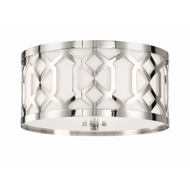 Jennings 3 Light 16.25 Inch Wide Flush Mount by Crystorama - 2263