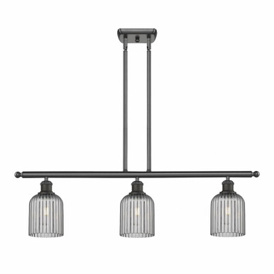 Bridal Veil 3 Light Stem Hung Island36 Inch Wide by Innovations - 516-3I-G559-5-GL