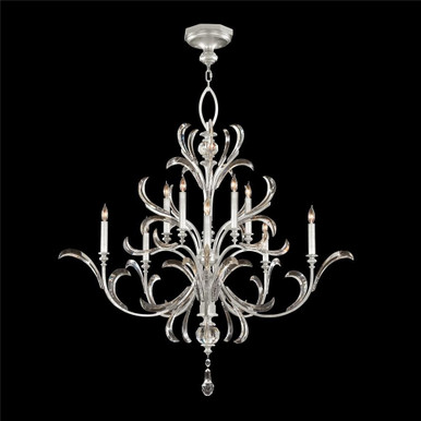 Beveled Arcs 10 Light Oversized Round Chandelier by Fine Art - 701340