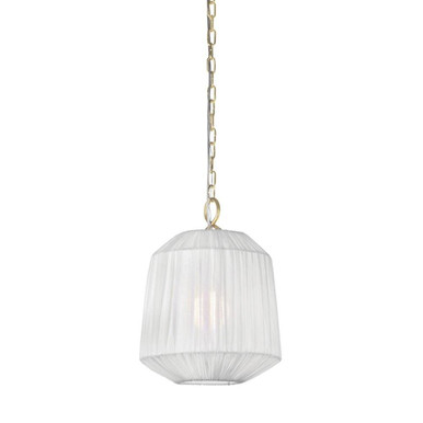 Amanza 1 Light Small Pendant 15.25 Inch Tall and 11.5 Inch Wide by Mitzi - H1011701S-AGB