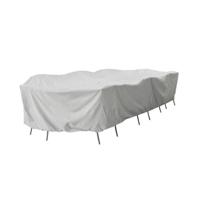 X-Large Oval-Rectangle Table and Chairs Protective Cover by Treasure Garden - PFC598