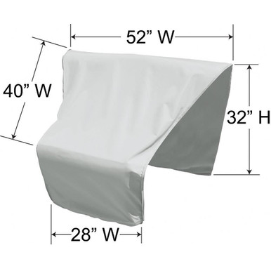 Modular Wedge Fits Wedge Corner Sectional Cover by Treasure Garden - PFC406-C