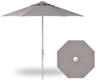 9 Foot Aluminum Twist Lift Octagon Market Umbrella by Treasure Garden - UM850