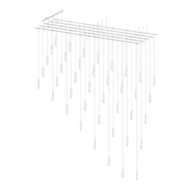 Suspenders 120W 40 LED Parallels Chandelier 116.5 Inch Wide by Sonneman - SLS4237