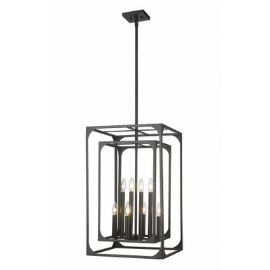 Easton 8 Light Chandelier 27 Inches Tall and 16.5 Inches Wide by Z-Lite - 3038-8