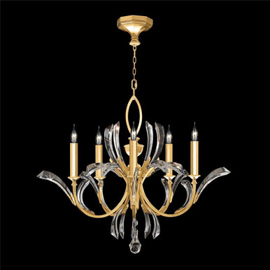 Beveled Arcs 5 Light Oversized Round Chandelier by Fine Art - 702240