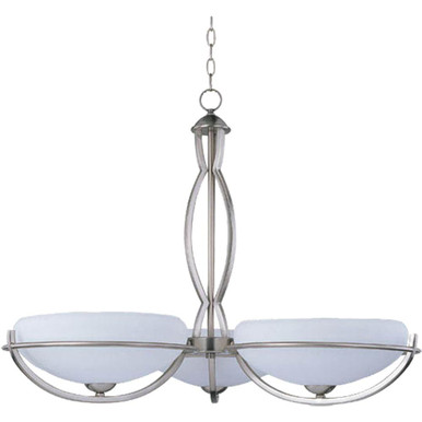 Cupola Es 3 Light Large Chandelier by Maxim - 85565WTSN