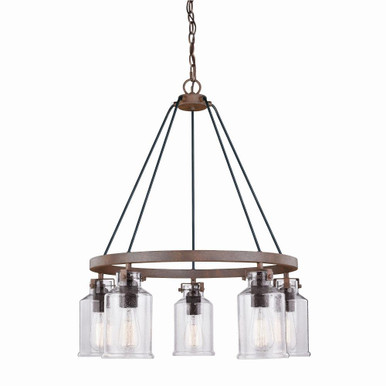 Milone 5 Light Mini Chandelier by Vaxcel - H0198