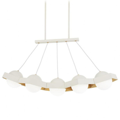 Five-O 5 LED Light Mini Island Chandelier by George Kovacs - P1396-044G-L