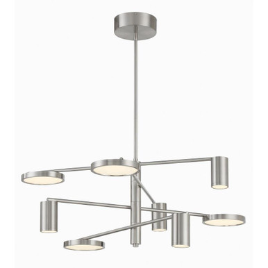 Swivel 1 LED Light Oversized Chandelier by George Kovacs - P5496-084-L