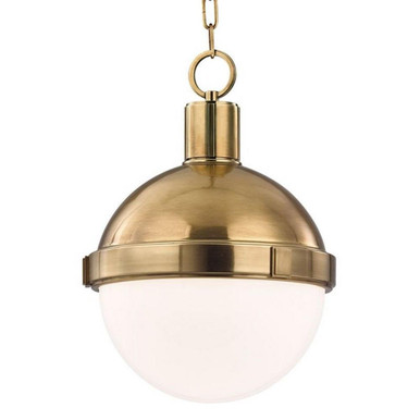 Lambert 1 Light Medium Pendant 16 Inch Tall by Hudson Valley - 612
