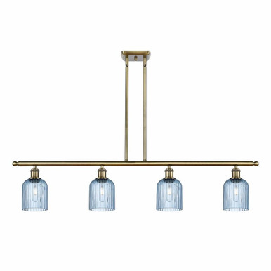 Bridal Veil 4 Light Stem Hung Island48 Inch Wide by Innovations - 516-4I-G559-5-GL
