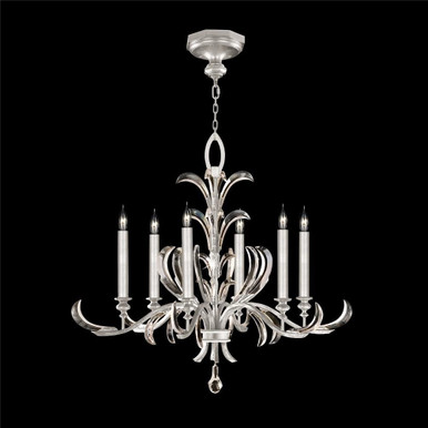 Beveled Arcs 6 Light Oversized Round Chandelier by Fine Art 739140 - 739140