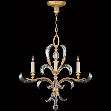 Beveled Arcs 4 Light Large Crystal Chandelier by Fine Art - 760840ST