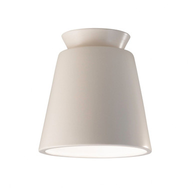Radiance 1 Light 7.75 Inch Tall Outdoor Flush Mount by Justice Design - CER-6170W