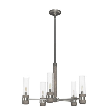 River Mill 5 Light Medium Chandelier by Hunter - RM5_194_CH