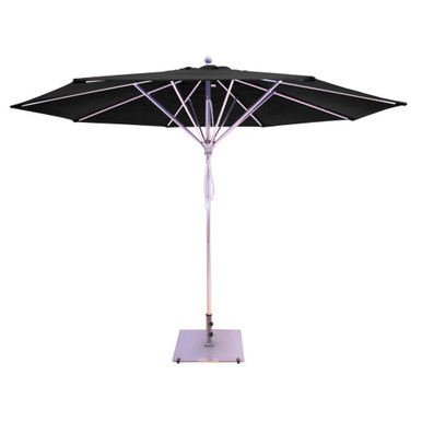 11 Foot Aluminum Pulley Lift Octagon Market Umbrella by Galtech - 781