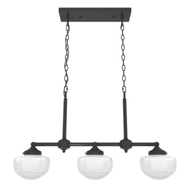 Saddle Creek 3 Light Large Linear Chandelier by Hunter SCLCH3 - SCLCH3