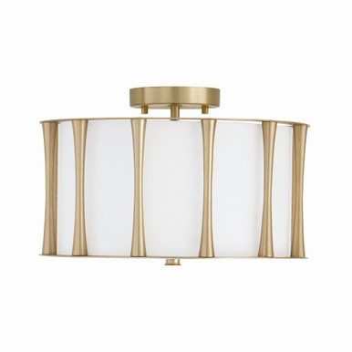 Bodie 3 Light 15 Inch Wide Semi Flush Mount by Capital - 244631