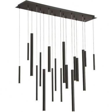 Santana 18 Light Cluster Linear Chandelier by Eurofase - 31446