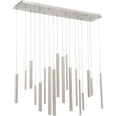 Santana 18 Light Cluster Linear Chandelier by Eurofase - 31446