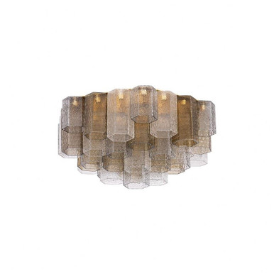 Helsinki 6 Light Semi Flush Mount 12.25 Inch Tall X 26 Inch Wide by Corbett - 516-26-VGL