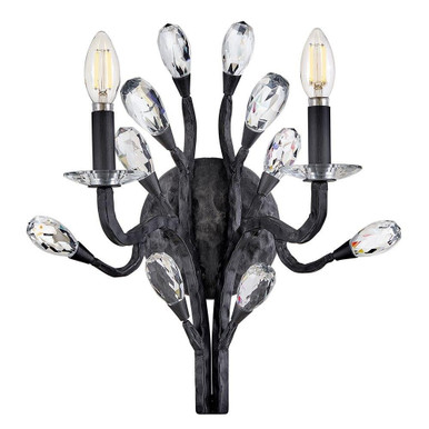 Eve 5W 2 LED Medium Wall Sconce 15.5 Inch Tall by Fredrick Ramond - FR46802BGR