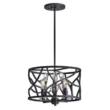 Eve 5W 4 LED Medium Convertible Flush Mount 16 Inch Wide by Fredrick Ramond - FR46801BGR