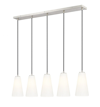 Farrell 5 Light Linear Chandelier 11 x 6 Inches Wide by Z-Lite - 3043P6-5L