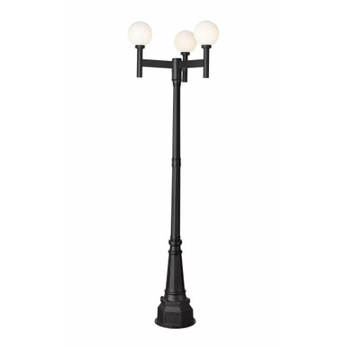 Laurent 3 Light Outdoor Post Mount 100 x 30 Inches by Z-Lite - 597-599-MP3
